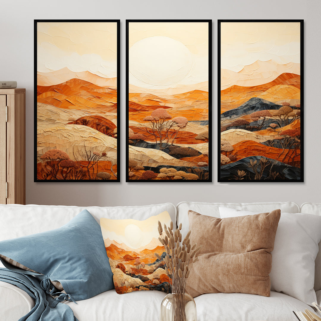 Canyon Mirage III - Canvas Wall Art Sets