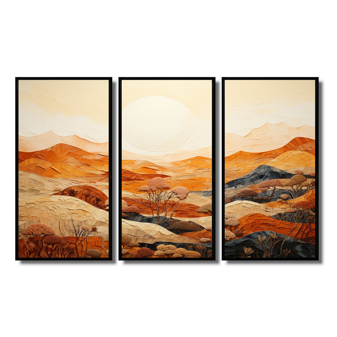 Canyon Mirage III - Canvas Wall Art Sets