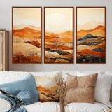 Canyon Mirage III - Canvas Wall Art Sets