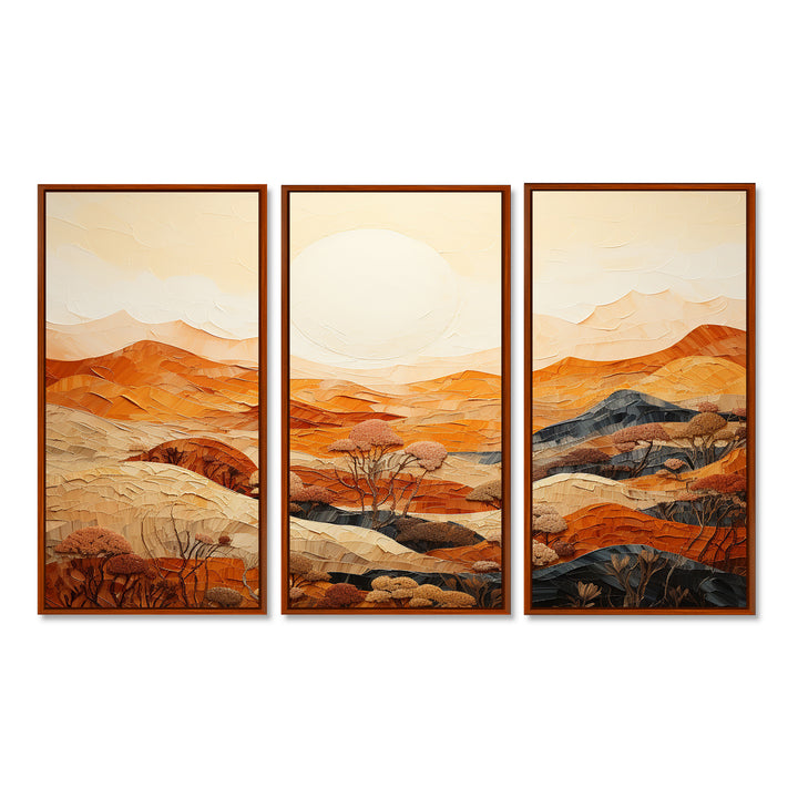 Canyon Mirage III - Canvas Wall Art Sets