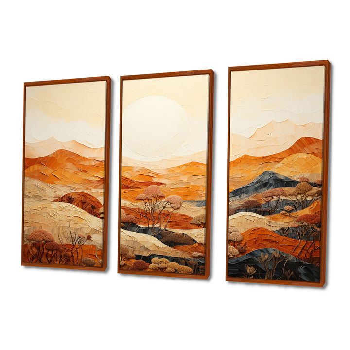 Canyon Mirage III - Canvas Wall Art Sets