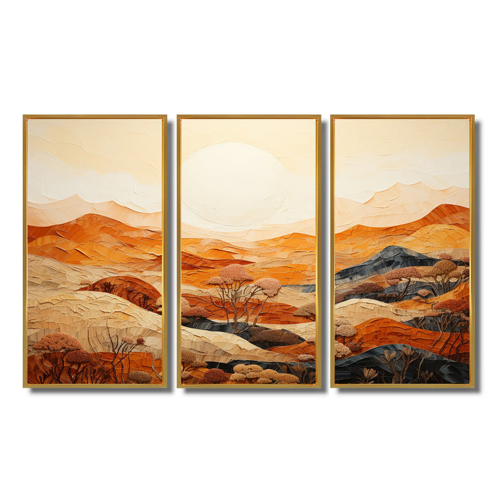 Canyon Mirage III - Canvas Wall Art Sets