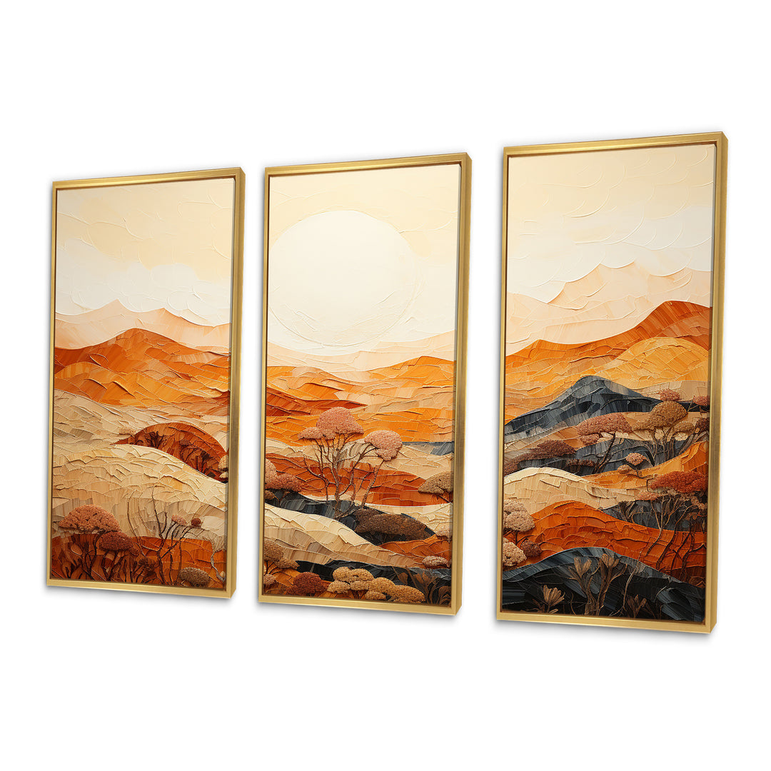 Canyon Mirage III - Canvas Wall Art Sets