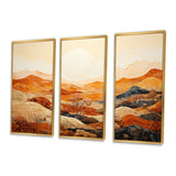 Canyon Mirage III - Canvas Wall Art Sets