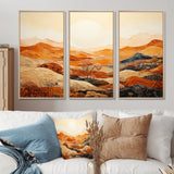Canyon Mirage III - Canvas Wall Art Sets