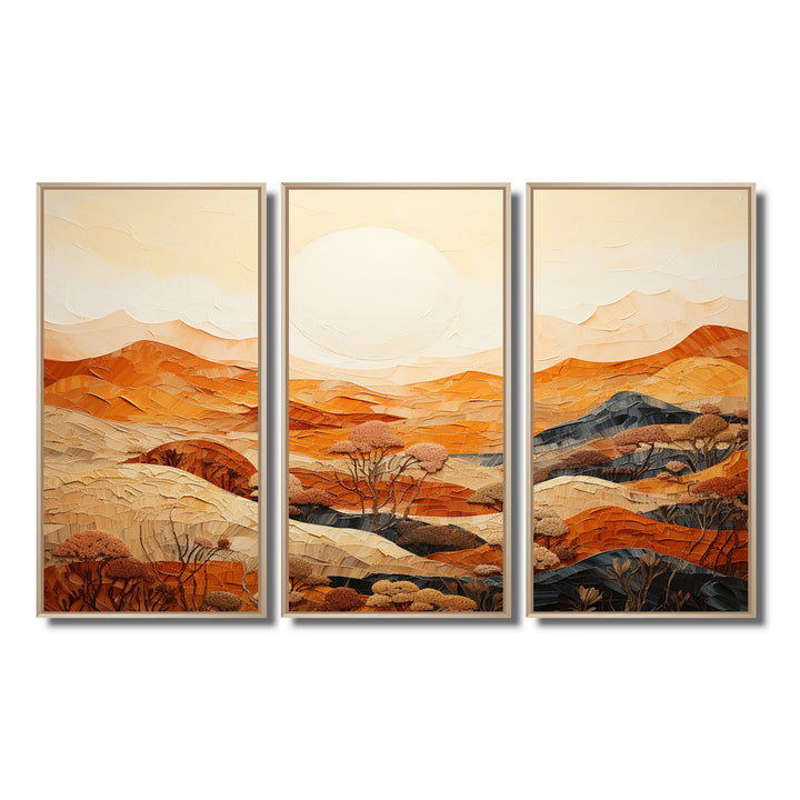 Canyon Mirage III - Canvas Wall Art Sets
