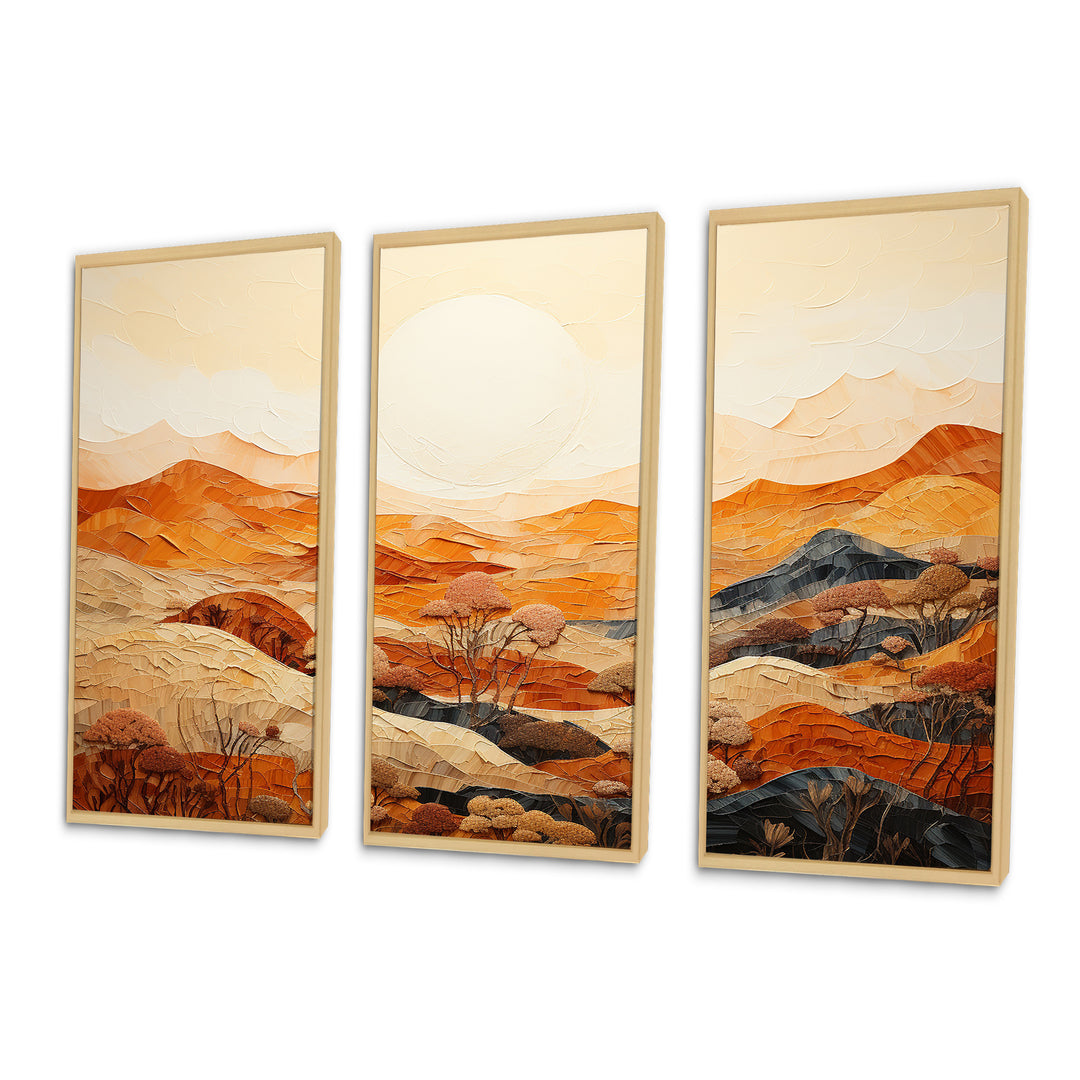 Canyon Mirage III - Canvas Wall Art Sets