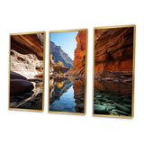 Canyon Enchantment River - Canvas Multipanels Set of 3