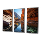 Canyon Enchantment River - Canvas Multipanels Set of 3