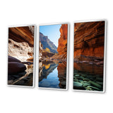 Canyon Enchantment River - Canvas Multipanels Set of 3