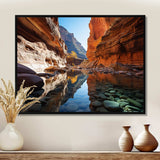 Canyon Enchantment River - Landscapes Canvas Wall Art