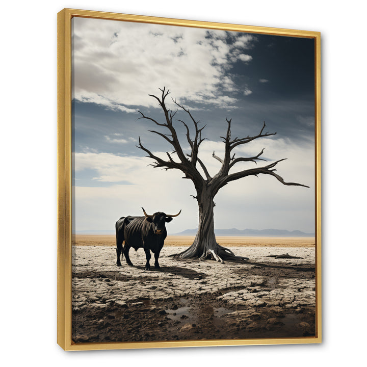 Cattle Guardians Of Deserts - Cattle Wall Art Prints