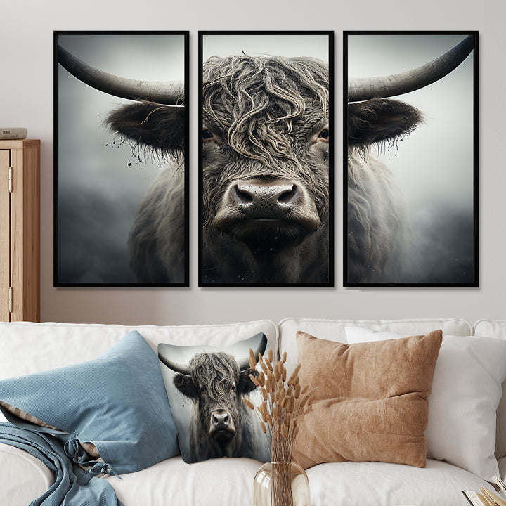 Cattle Whispers Of Wisdom II - Multi-Panel Canvas Prints