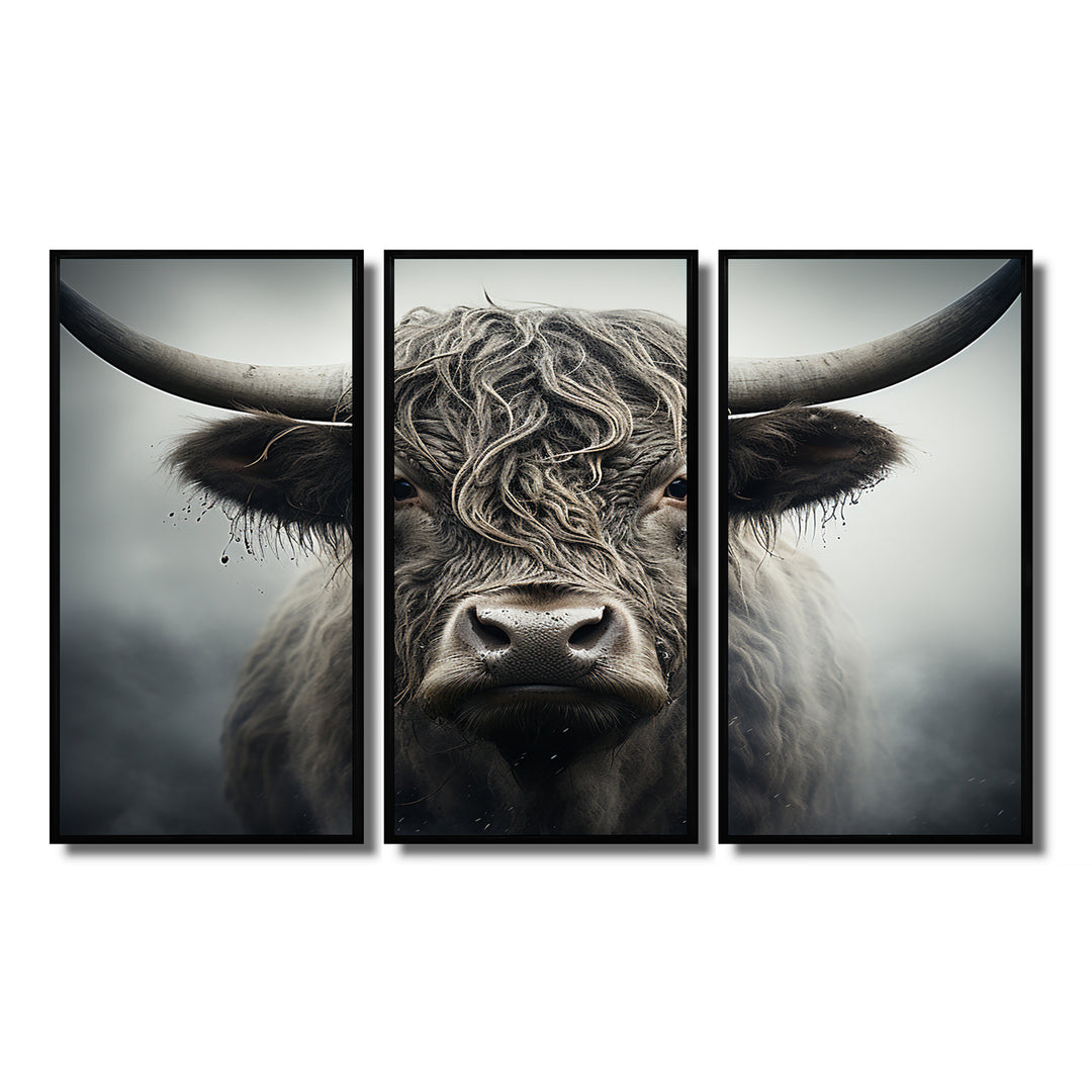 Cattle Whispers Of Wisdom II - Multi-Panel Canvas Prints