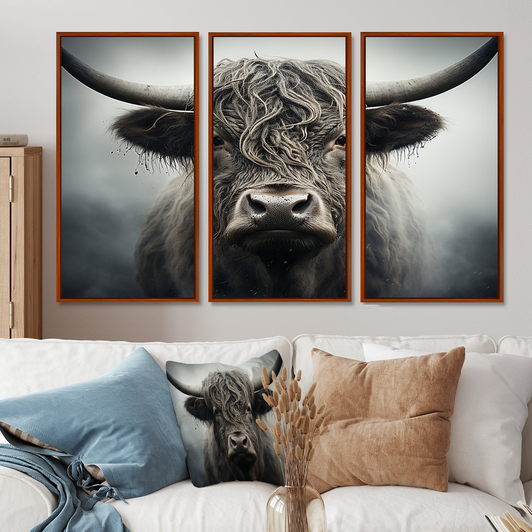 Cattle Whispers Of Wisdom II - Multi-Panel Canvas Prints