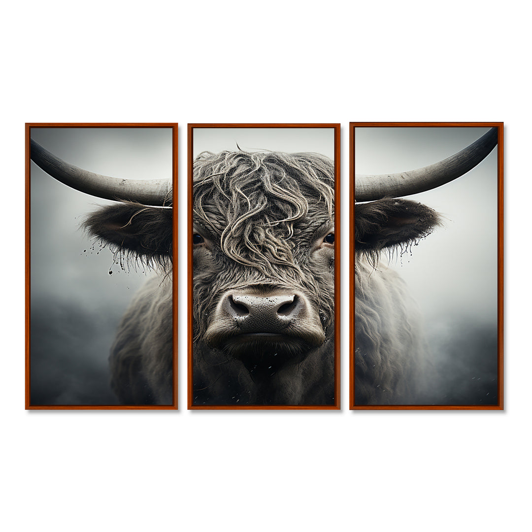 Cattle Whispers Of Wisdom II - Multi-Panel Canvas Prints