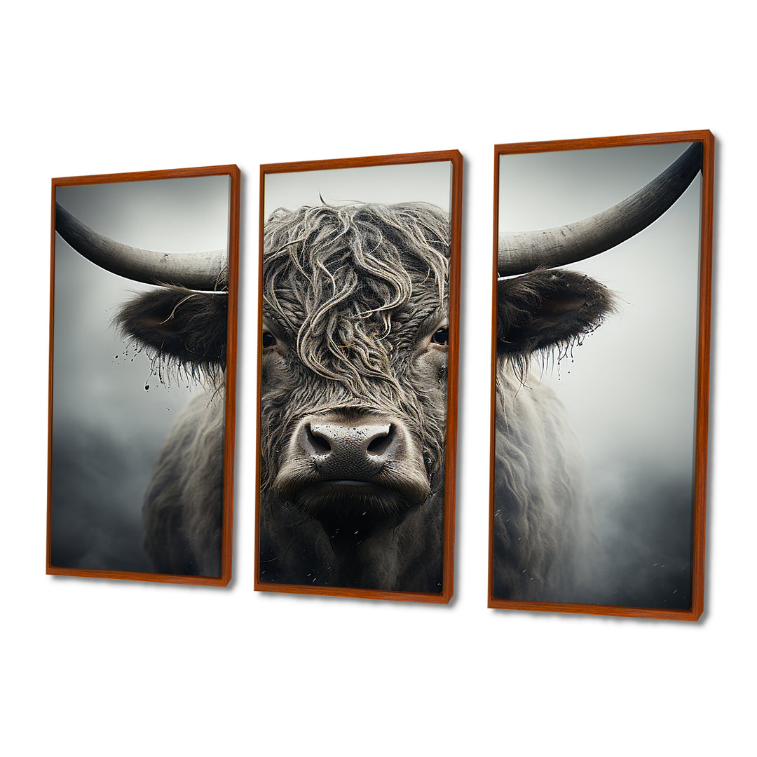 Cattle Whispers Of Wisdom II - Multi-Panel Canvas Prints