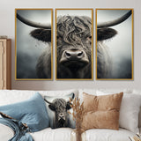Cattle Whispers Of Wisdom II - Multi-Panel Canvas Prints