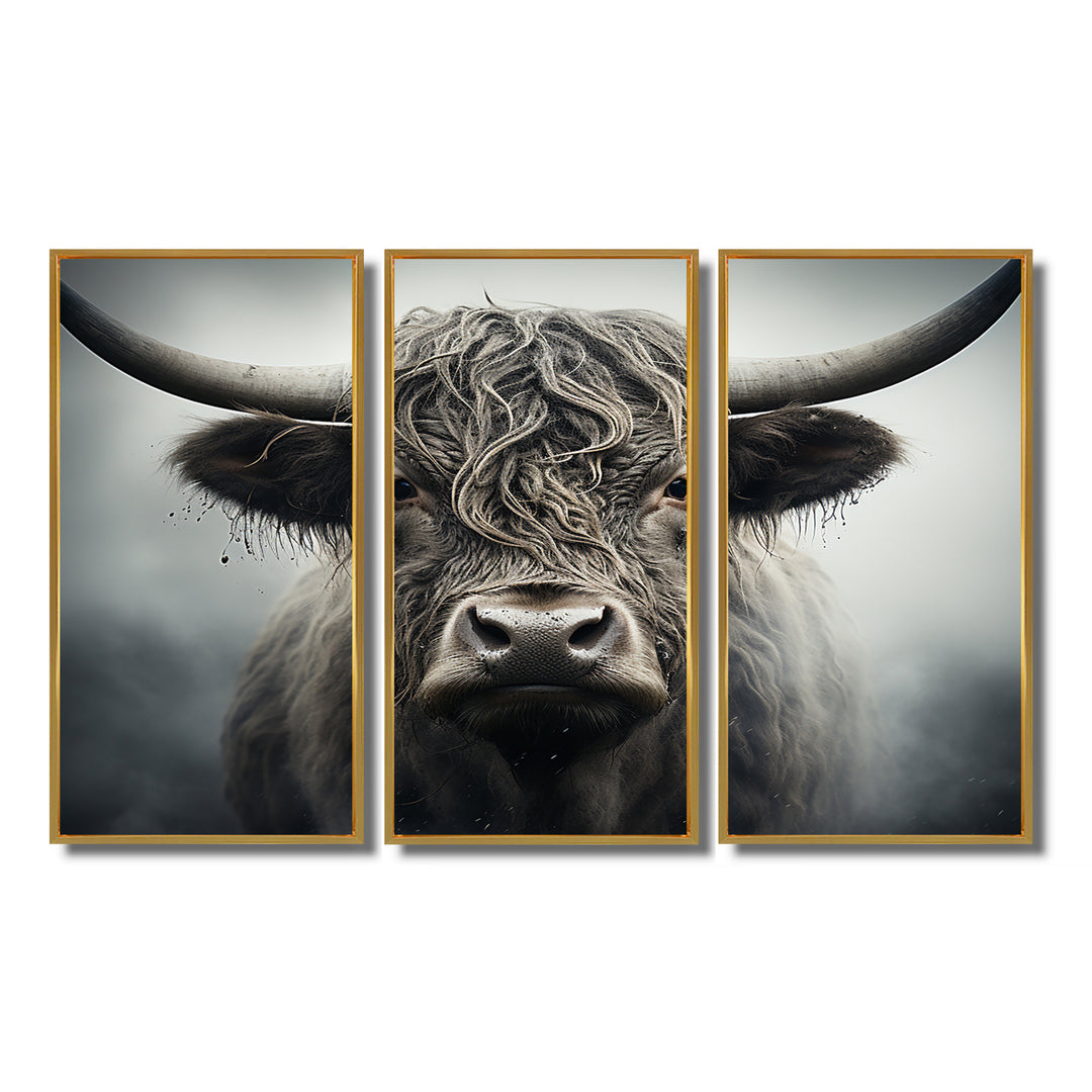 Cattle Whispers Of Wisdom II - Multi-Panel Canvas Prints