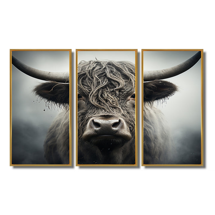 Cattle Whispers Of Wisdom II - Multi-Panel Canvas Prints
