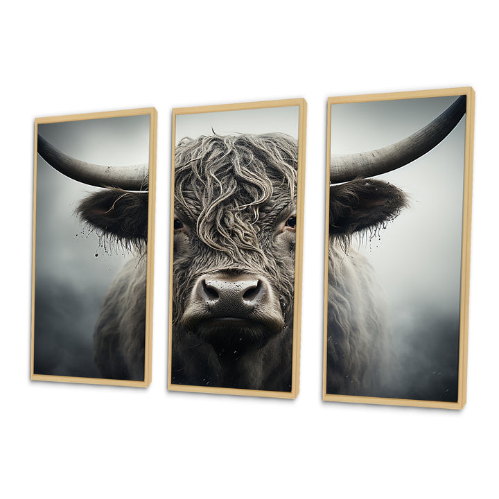 Cattle Whispers Of Wisdom II - Multi-Panel Canvas Prints