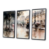 Fashion Impressionist Elegance I - Split Panel Canvas Art