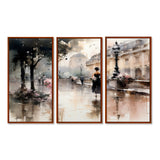 Fashion Impressionist Elegance I - Split Panel Canvas Art