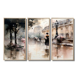 Fashion Impressionist Elegance I - Split Panel Canvas Art