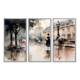 Fashion Impressionist Elegance I - Split Panel Canvas Art