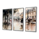 Fashion Impressionist Elegance I - Split Panel Canvas Art