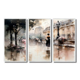 Fashion Impressionist Elegance I - Split Panel Canvas Art