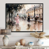 Fashion Impressionist Elegance I - Fashion Canvas Wall Art