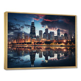 Chicago Beautiful Cityscape II - Cityscapes Canvas Wall Art