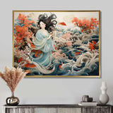 China Art Silk Embroidery - People Canvas Wall Art