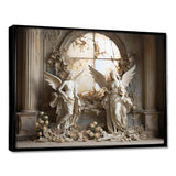 Church Angel Guardians I - Spiritual Canvas Wall Art