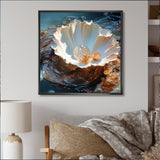 White Clam Pearl Essence - White Clam Wall Art