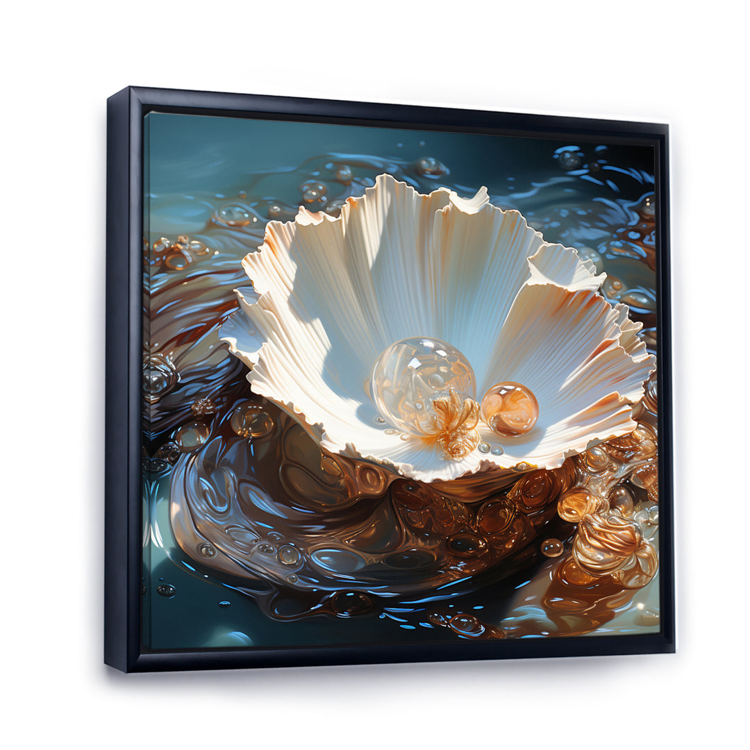 White Clam Pearl Essence - White Clam Wall Art