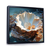 White Clam Pearl Essence - White Clam Wall Art