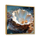 White Clam Pearl Essence - White Clam Wall Art