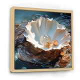 White Clam Pearl Essence - White Clam Wall Art