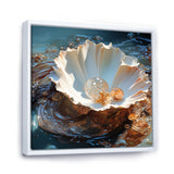 White Clam Pearl Essence - White Clam Wall Art