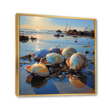 Clam Twilight Treasures - Clam Canvas Wall Art