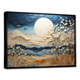 Clouds Prairies Collages VI - Landscapes Canvas Wall Art