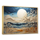 Clouds Prairies Collages VI - Landscapes Canvas Wall Art