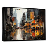 Cityscape Collage V - Abstract Canvas Wall Art