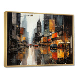 Cityscape Collage V - Abstract Canvas Wall Art