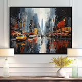 Cityscape Collage VI - Abstract Canvas Wall Art