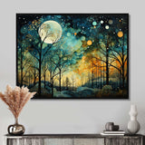 Enchanted Forest - Abstract Canvas Wall Art