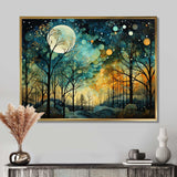 Enchanted Forest - Abstract Canvas Wall Art