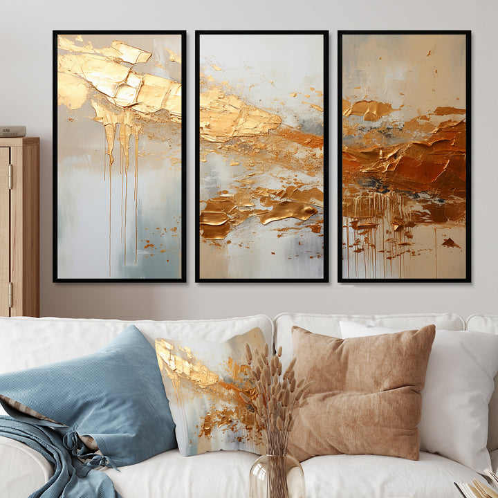 Golden Gleam II - Multi-Panels